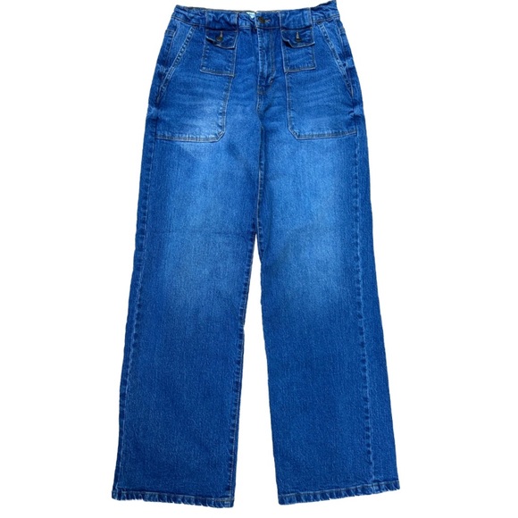 Kensie Astrid High Rise Straight Jeans - Picture 5 of 5